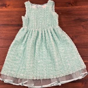 Mint rosette Cat & Jack dress